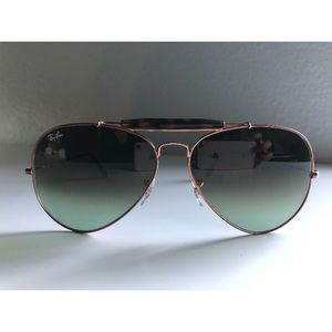 Ray-Ban Aviator Sunglasses - Men's Outdoorsman Havana Collection